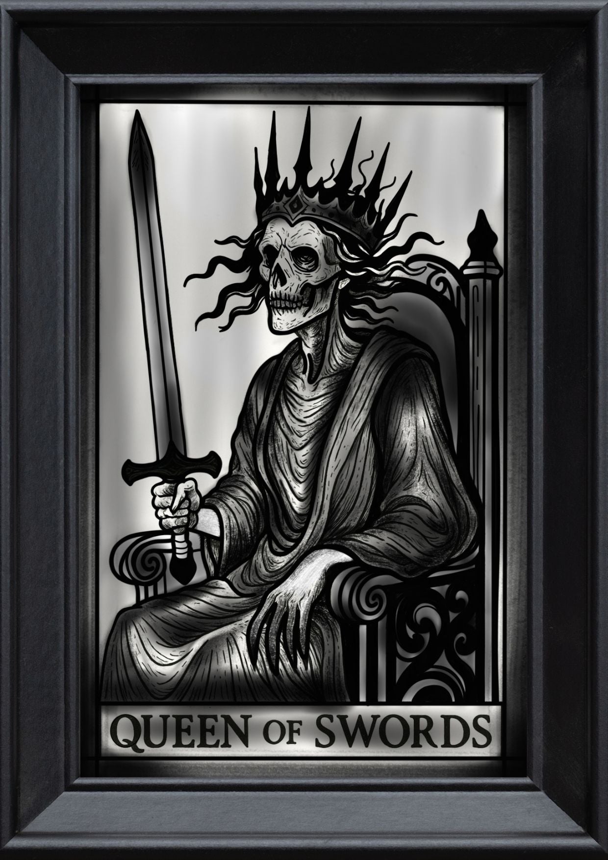 Rainha de Espadas - Tarot