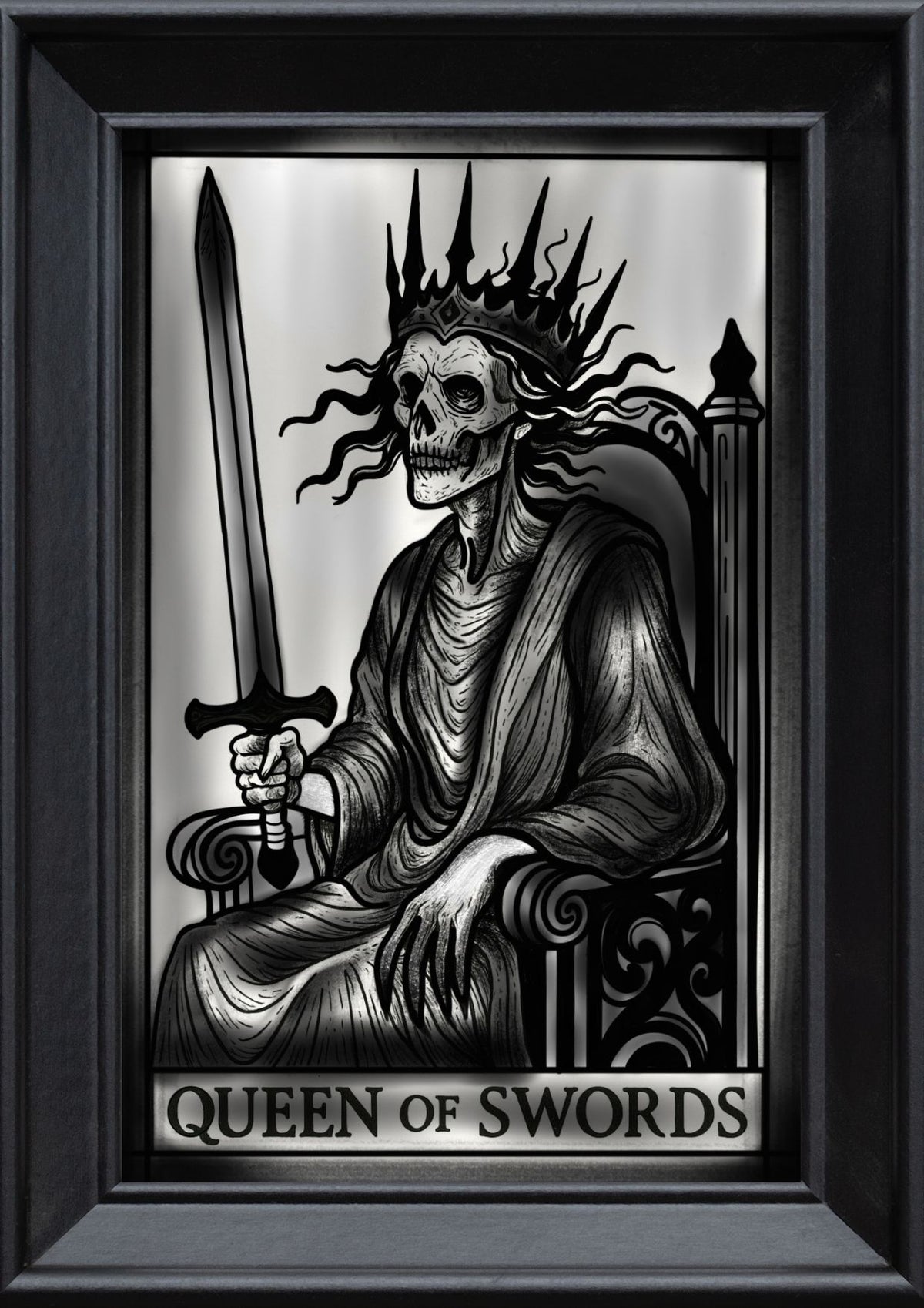 Rainha de Espadas - Tarot